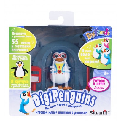 Интерактивная игрушка Пингвин c домиком