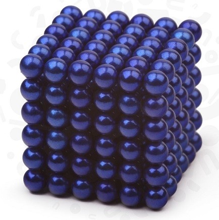 Неокуб 5 мм, синий, 216 элементов