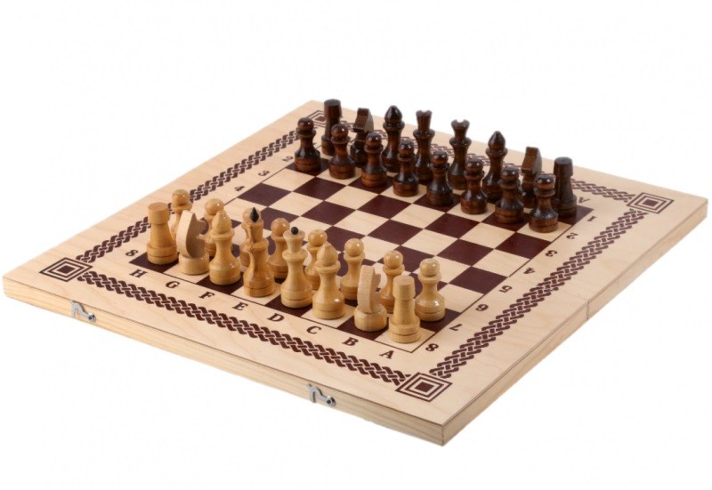 Игра 3 в 1 (шахматы, шашки, нарды) 40 см