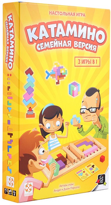 Настольная игра-головоломка "Катамино. Семейная версия" 3+