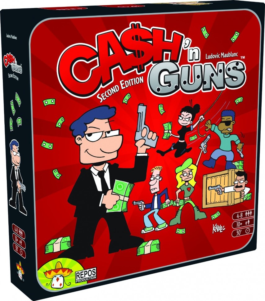 Настольная игра "Гангстеры" (Cash 'n Guns)