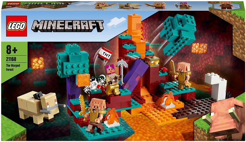 Lego Minecraft Конструктор "Искажённый лес" Лего Майнкрафт